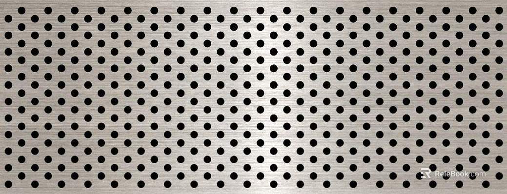 Perforated plate texture