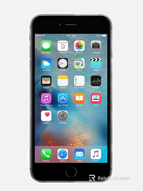 Mobile phone screen texture
