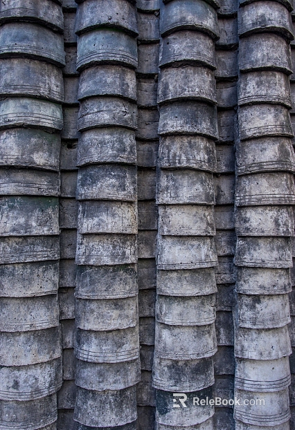 Green tile texture