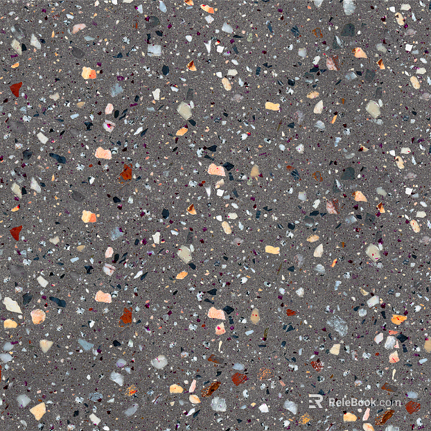 colored terrazzo texture