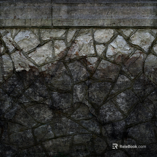 Culture Stone Black Culture Stone texture