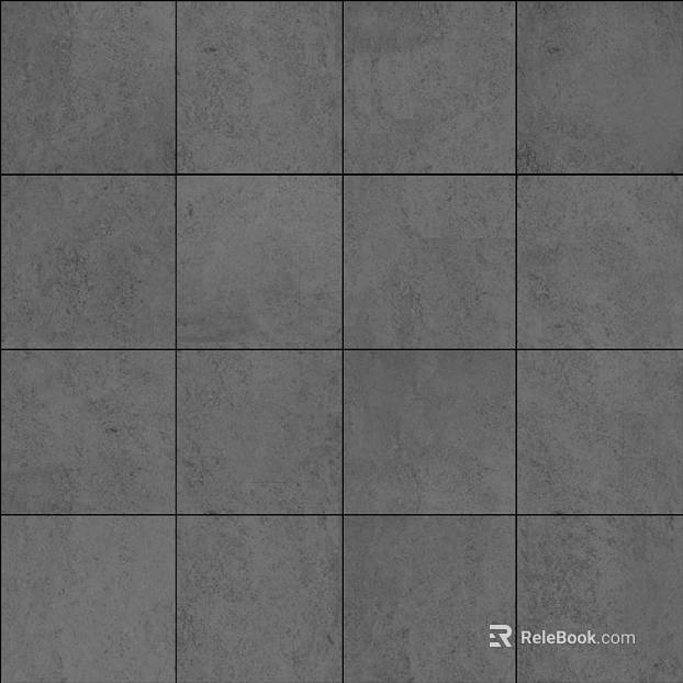 Antique Tile dark gray New Chinese Tile texture