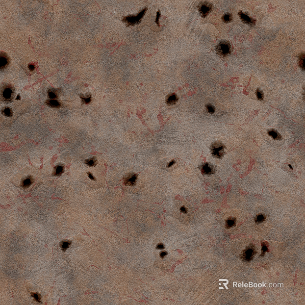 Damaged cement surface texture