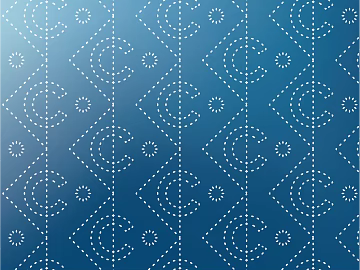 Blue geometric pattern wallpaper wall decoration texture (ID:ffaeh762674)