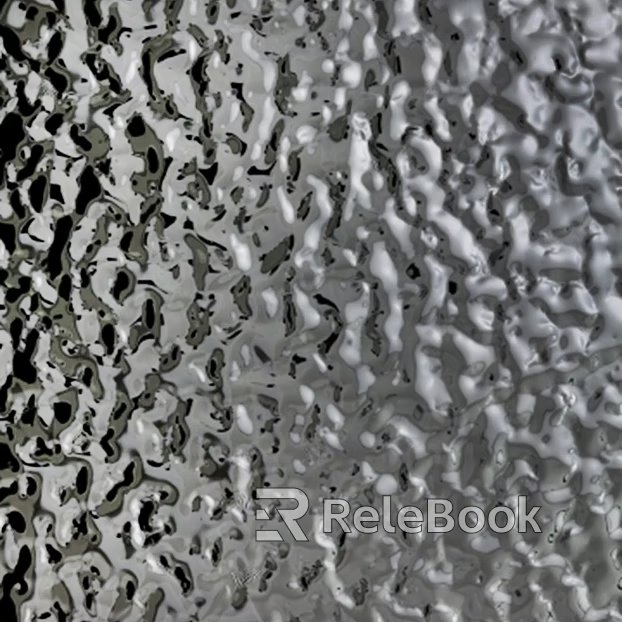 water corrugated metal texture