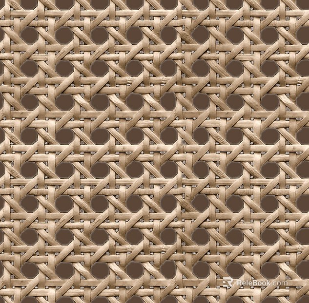 Beige woven rattan furniture finish texture