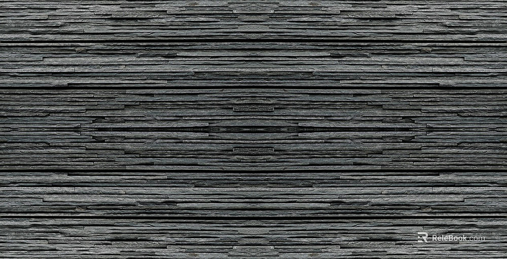 Culture Stone Black Shale Rock Spatchwork Seamless texture