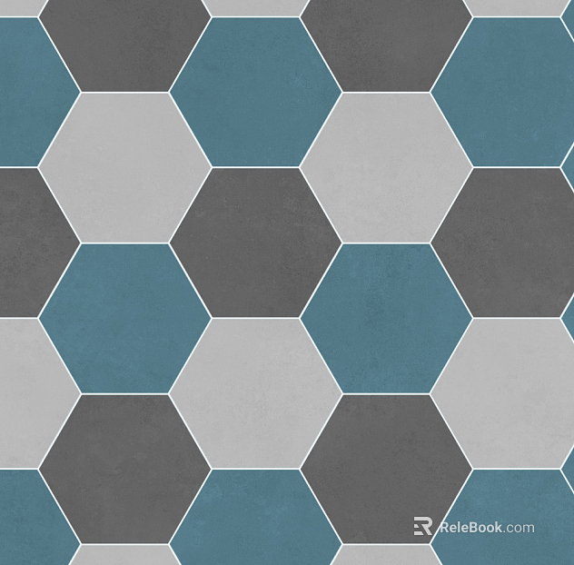 Hexagonal brick net red hexagonal small brick texture