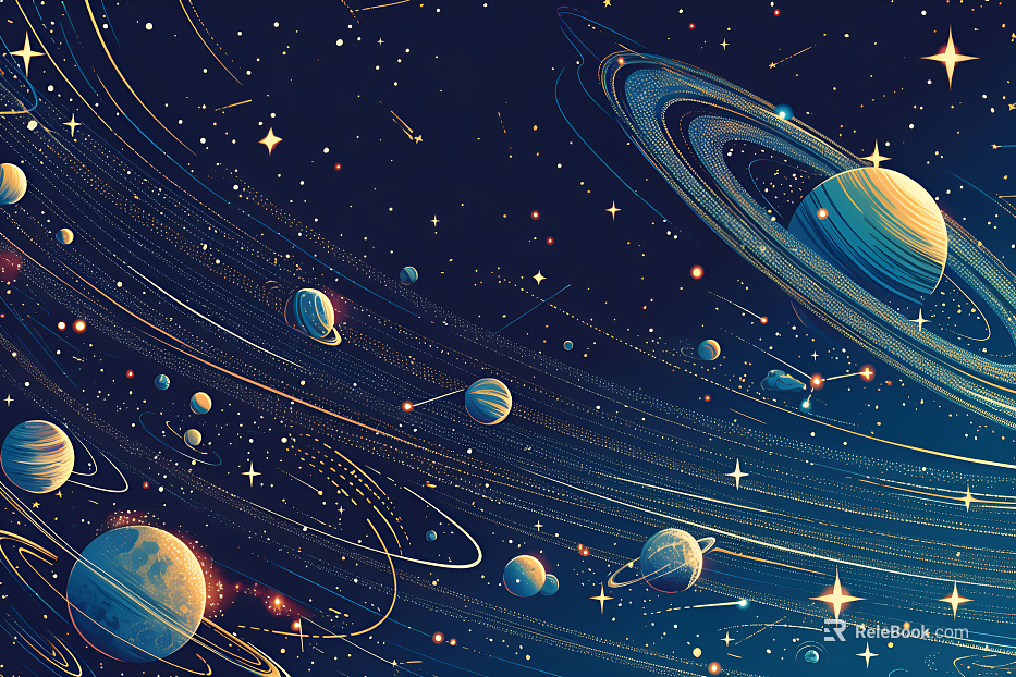 interstellar universe mural texture