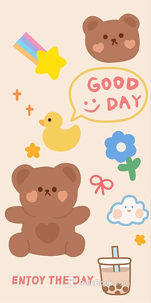 Children's Wallpaper texture
