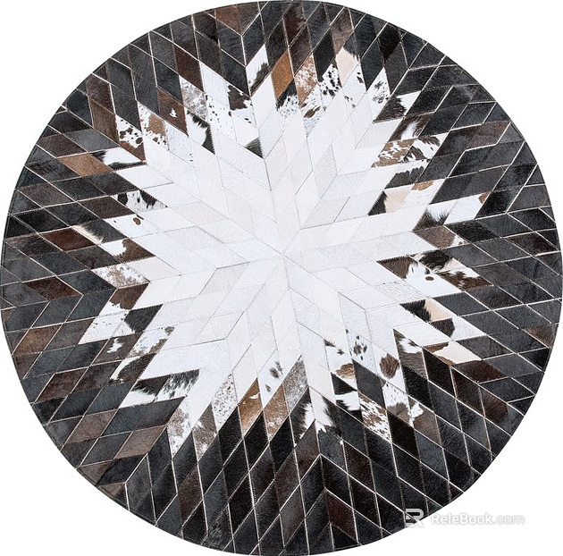 Round carpet texture
