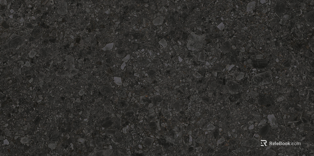 terrazzo artificial stone black texture