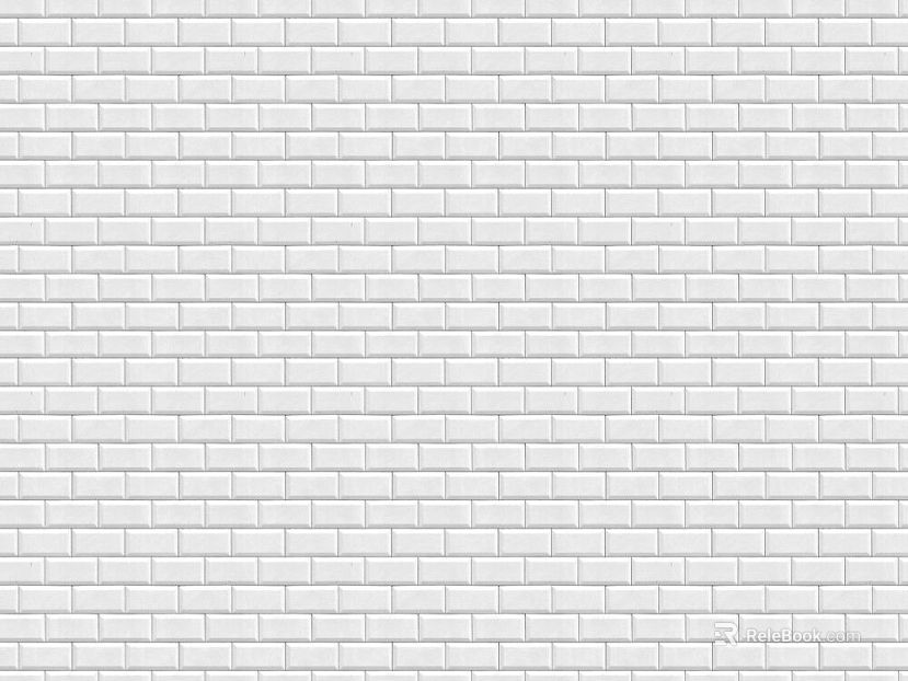 Brick wall white square brick seamless texture