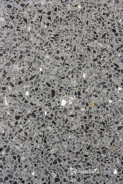 Terrazzo dark gray terrazzo ground texture