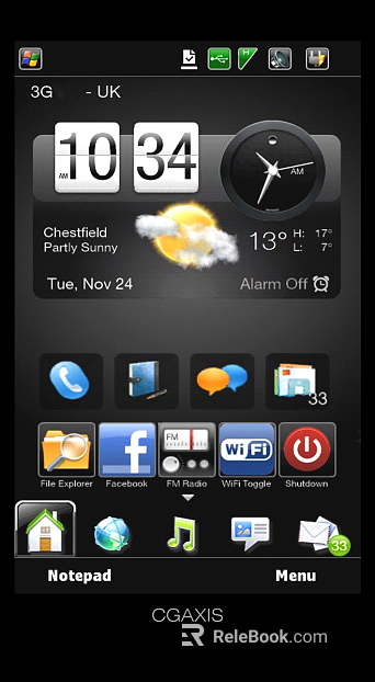 Screen material texture