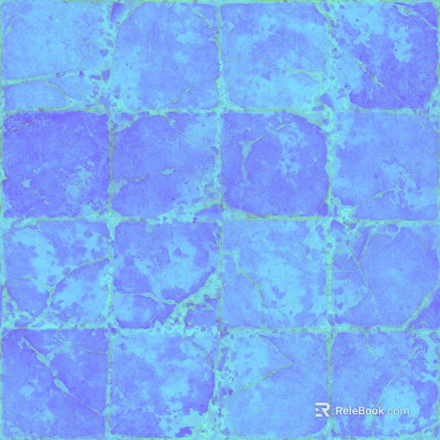 Blue purple antique brick kitchen floor tile texture