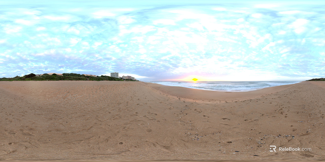 Outdoor Beach Dusk Cloudy HDR texture