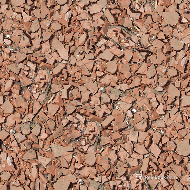 Ground gravel texture