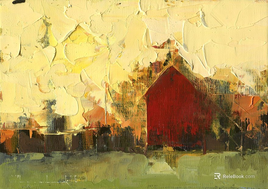 three-dimensional physical painting texture