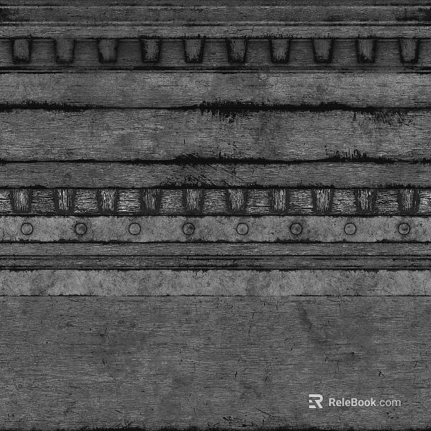 Dark gray distressed metal panel, industrial-style wall texture