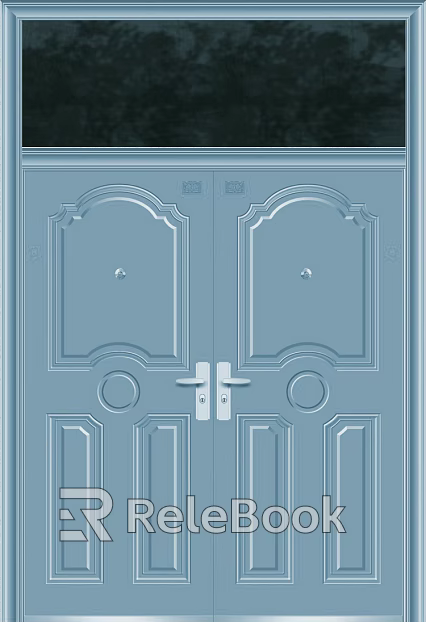 Metal door texture