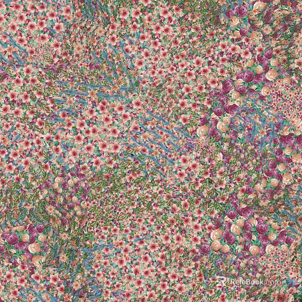 Plant painting texture