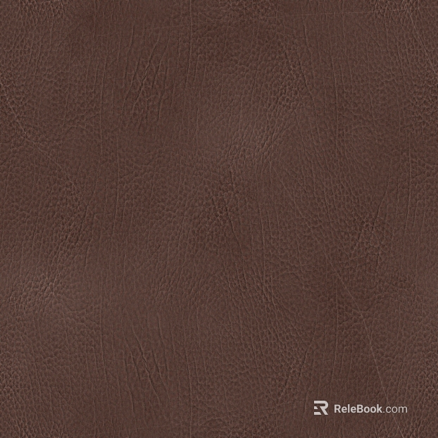 Dark Brown Fine-grain Leather Sofa Bag texture