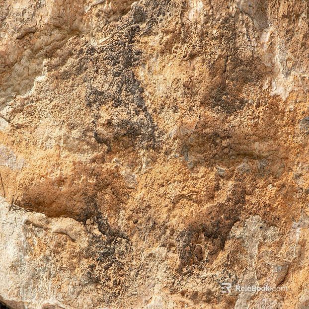 Earth yellow rock exterior wall finish texture
