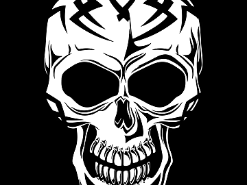 Tattoo black and white mask pattern texture pattern graphics (ID:ffach859134)