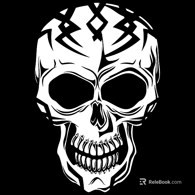 Tattoo black and white mask pattern texture pattern graphics texture