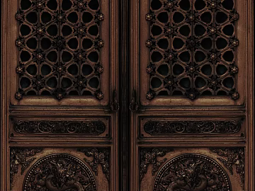 Retro Door texture (ID:ffacg76155)