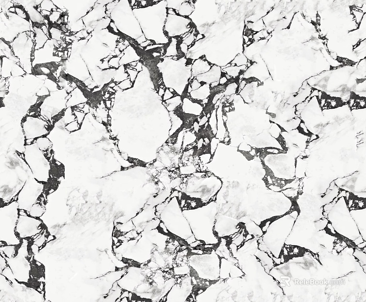 Black and white reticulated marble for walls and floors texture