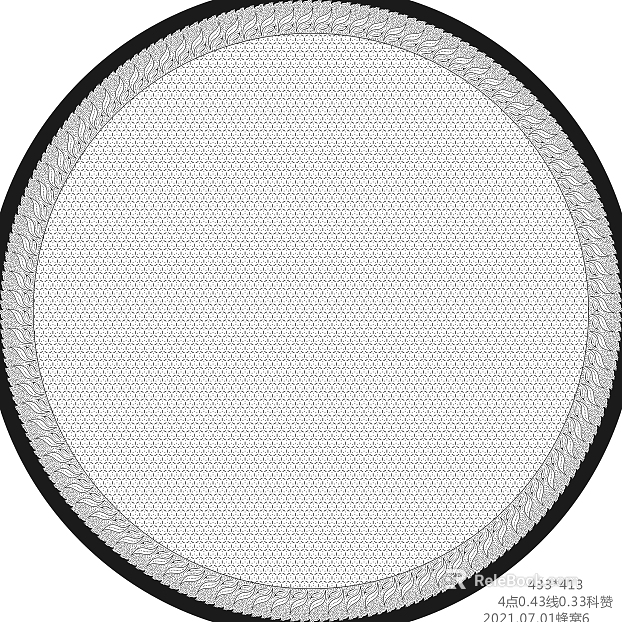 Round carpet texture