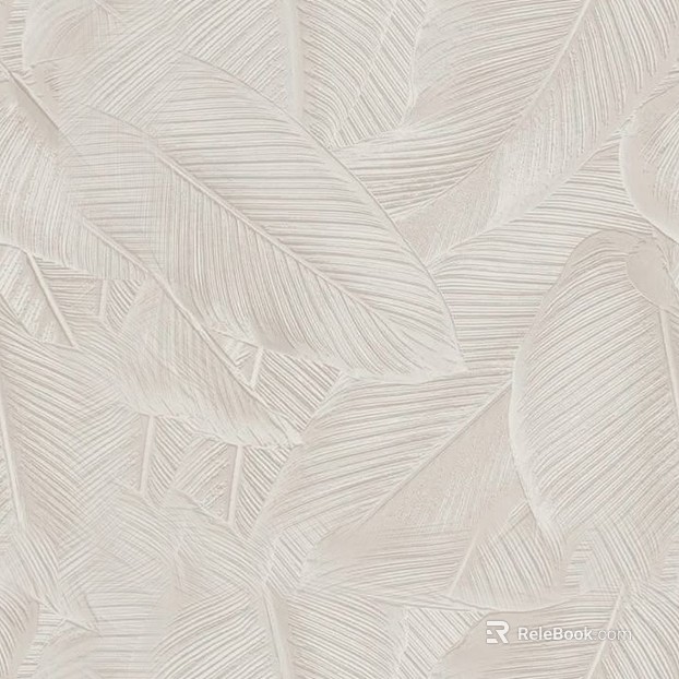 White leaves texture wallpaper bedroom background wall texture