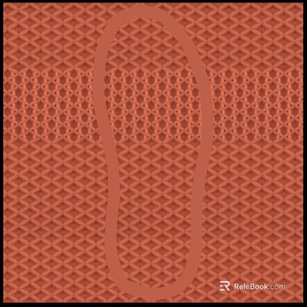 Orange rubber non-slip mat bathroom floor texture