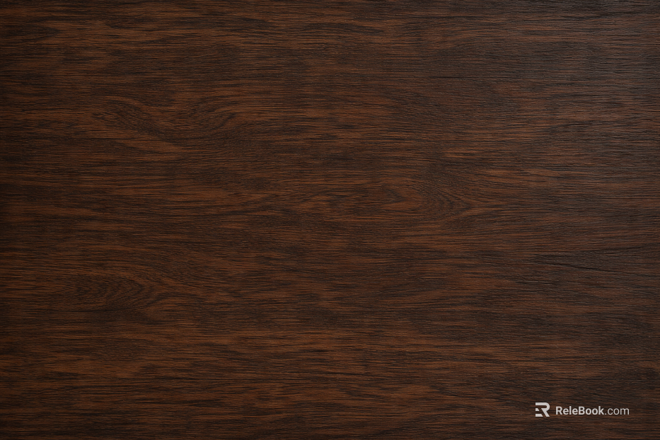 Dark brown walnut furniture finish texture