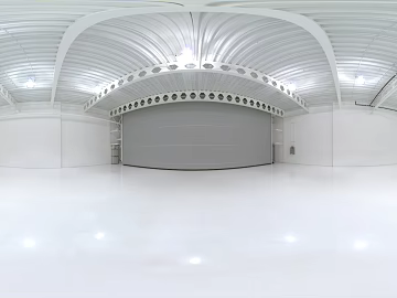 Clean warehouse hangar HDR texture (ID:ffaeh876016)