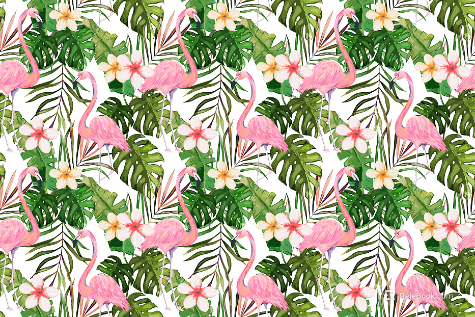 animal and plant pattern texture
