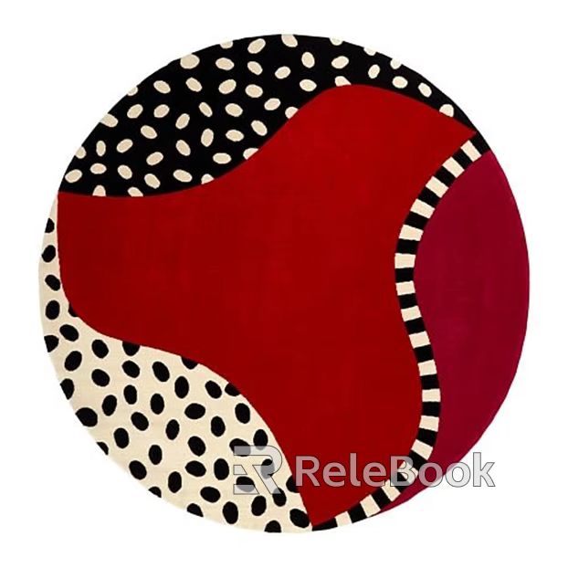 Round carpet texture