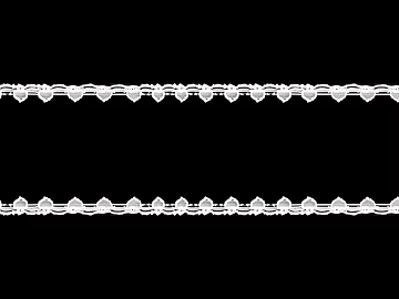White lace trim, apparel decoration texture (ID:ffaeh528239)
