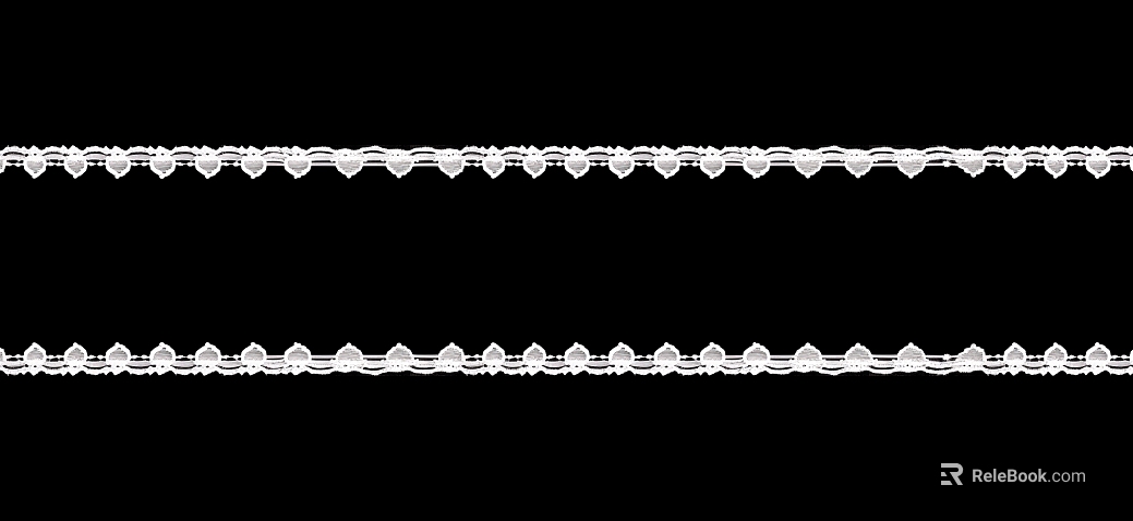 White lace trim, apparel decoration texture