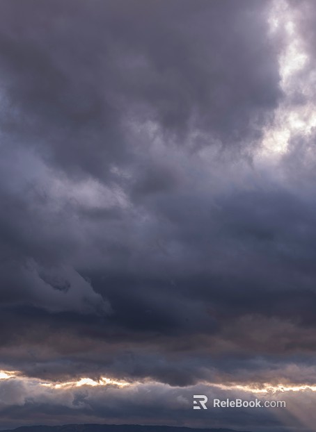 Dark dark clouds, cloudy sky, storm disaster coming texture
