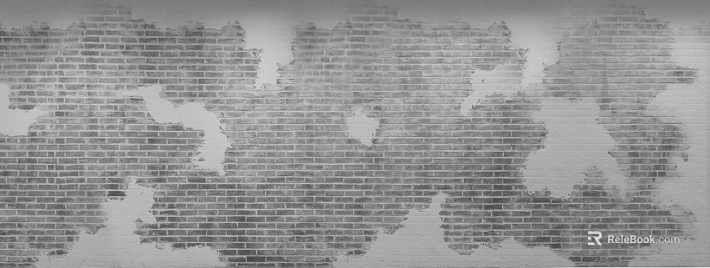 Brick wall white dirty old texture