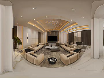 Indoor Living Room Dining Room Daytime HDR texture (ID:ffach114335)