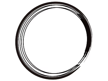 Chinese style ink ink ring round border ink texture (ID:ffach192151)
