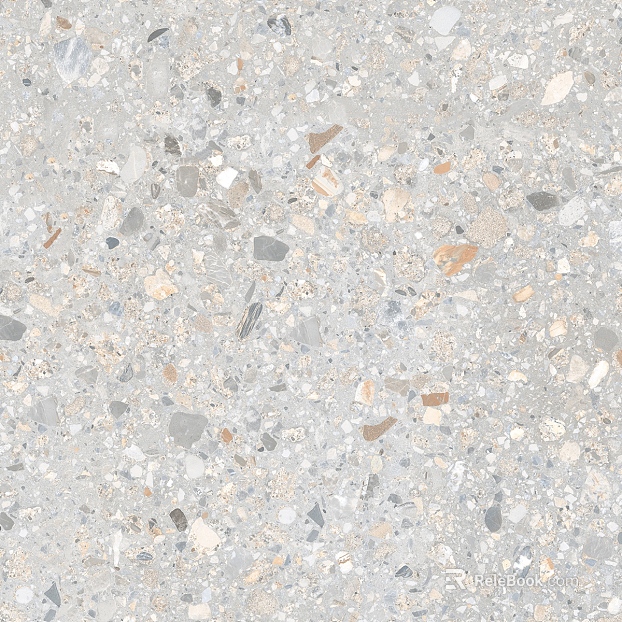 Light gray terrazzo floor wall material texture