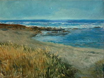 Decorative painting, landscape oil painting texture (ID:ffaeh176494)