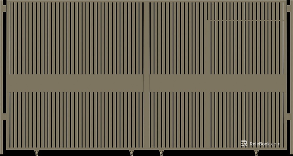 Grey wood grille background wall texture