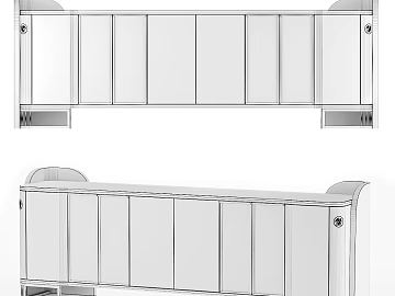 Modern Simple White Wood Finish TV Cabinet texture (ID:ffaeh491371)