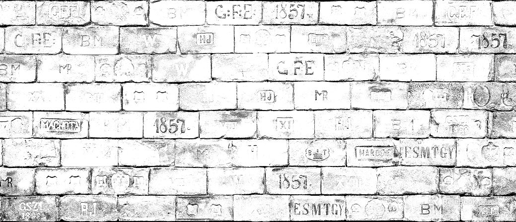 Grey-white logo brick wall wall decoration texture
